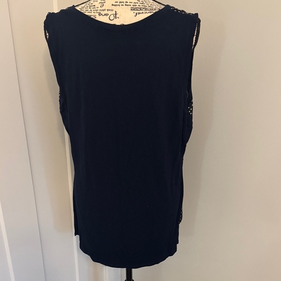 Cynthia Rowley Navy and White Polka Dot Blouse - Picture 3 of 4